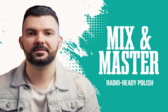 mix and master your song or vocals