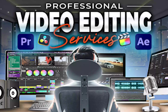 do professional video editing