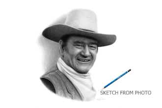 draw a realistic custom portrait, pencil sketch from a photo