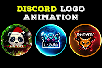 create amazing discord logo animation animated discord gif server icon banner