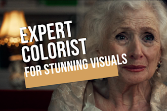 be your expert video colorist, delivering cinematic quality results