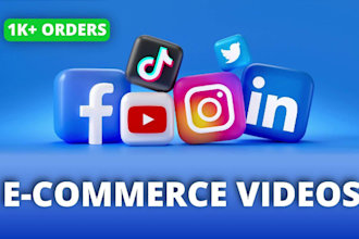 edit e commerce and social media promotional videos ads