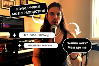 produce royalty free music for you