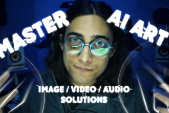 teach pro ai art tricks for video, music, voice