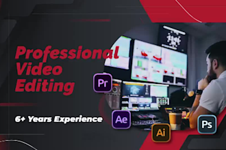 do professional youtube video editing in premiere pro, after effects