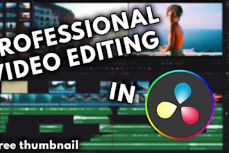 professionally edit any video with davinci resolve