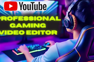 edit your gaming videos for youtube