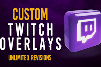 create twitch overlays for your stream