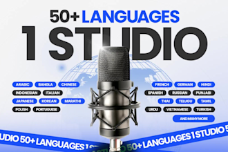 do professional translation voice over dubbing localization in all languages