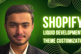 be your shopify html, css and liquid developer, bug fixing
