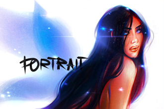 draw a realistic or cartoon portrait for you