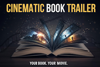 create a hollywood style trailer for your book or ebook