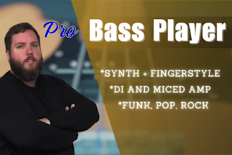 be your funky bass player