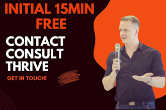 be your business consultant coach mentor for your business ideas