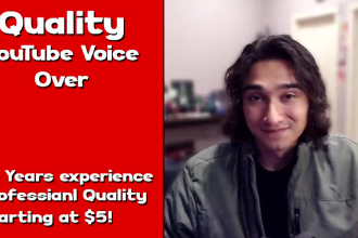 record your professional youtube voice over