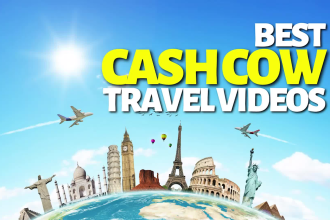 create automated youtube cash cow channel, top 10, travel videos