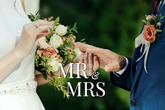 design elegant and modern digital wedding invitation
