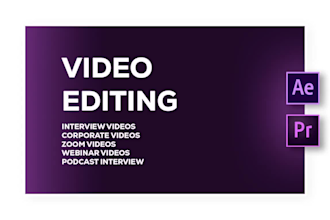 edit your zoom interview and corporate videos