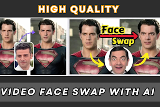 create real face swap on any video