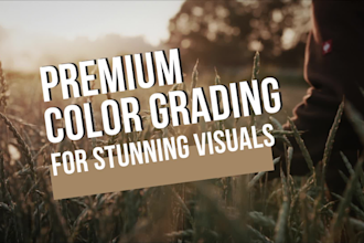 enhance your footage with professional cinematic color grading