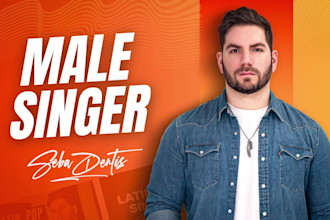 be your pro male singer, session vocalist, pop, edm, rock