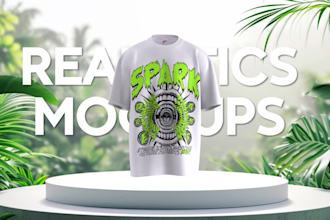 do 3d clothing mockup animation of your tshirt and hoodie with fast deliver