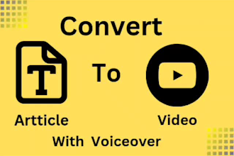 convert articles to video