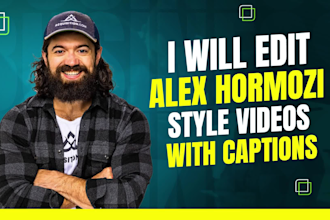 do alex hormozi style reels, shorts and tiktok video editing
