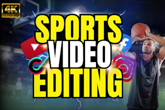 edit sports, football, basketball , gym and game videos