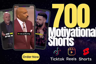 create unique branded motivation shorts for youtube, instagram