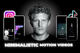 create dan koe style minimalistic motion videos, motion graphics, after effects