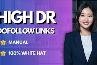 build high dr dofollow backlinks for google off page seo ranking