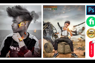 do photoshop manipulation and image editing