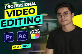 do professional video editing for youtube, reels, and shorts