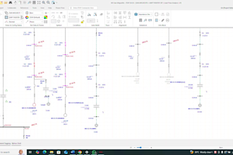 do arc flash,load flow,protection coord,cable sizing thermal analysis in etap 24