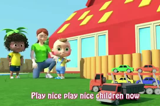 do a beautiful 3d kids animation video, nursery rhymes, kids learning