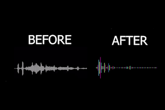 do audio edit, cleanup and fix sound, free sample