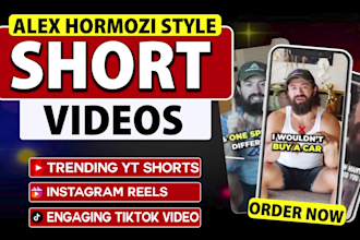 do trending youtube shorts, engaging tiktok shorts, reels and promo ads