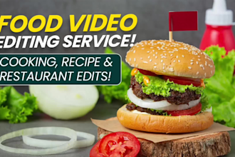 edit your food and cooking videos