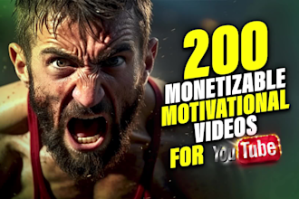 create engaging, monetizable motivational youtube videos