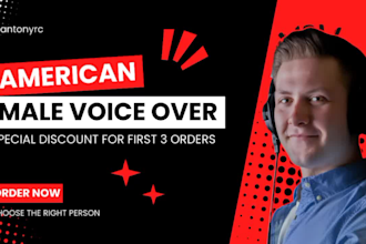 be your professional american voice actor