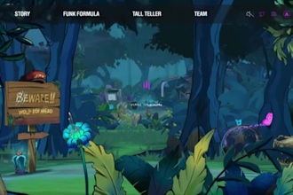 build 3d game website ui animation using webflow framer 3d spline, threejs, gsap