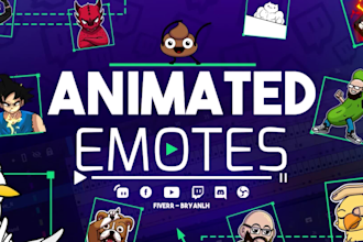 make custom animated emotes for twitch and streams