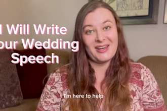 write you a funny and personal best man speech