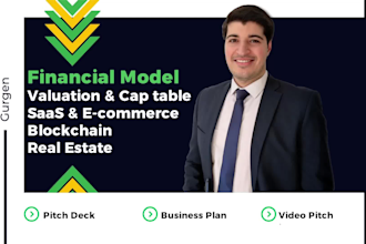 provide a financial model and business valuation