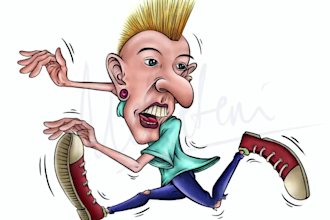 draw portrait and caricature