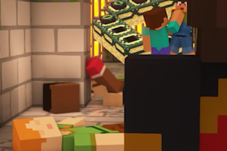 do a professional level minecraft animation
