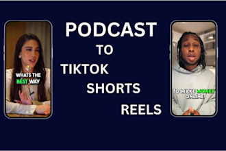 edit your podcast into short form clips