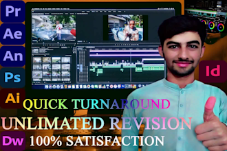 be your youtube video editing, shorts films within 24 hours