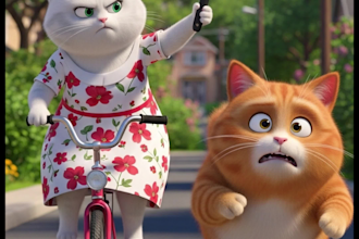 create 3d cartoon animation videos